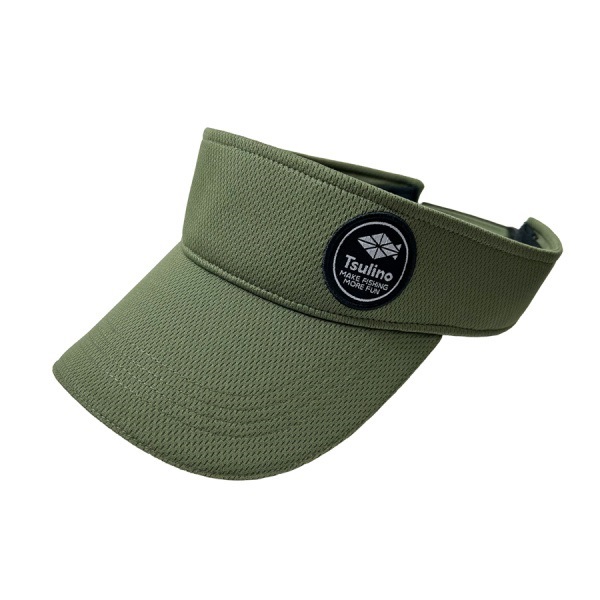 サンバイザー 【暑さ対策/日焼け対策】(カーキ)